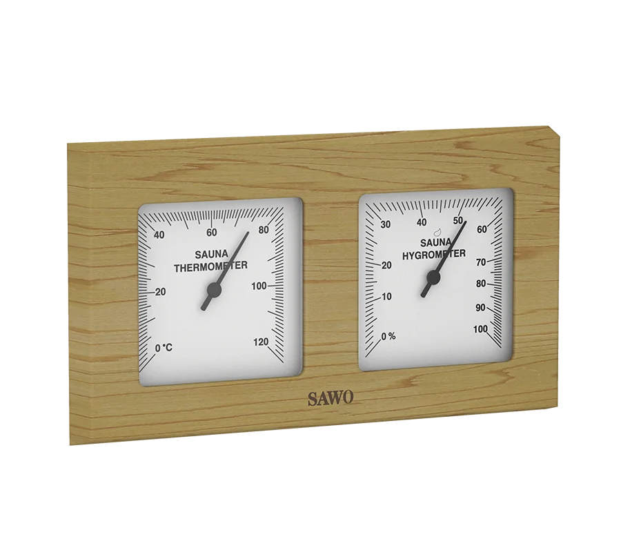 Sawo Thermo-Hygrometer Rectangle Zeder 224-THD