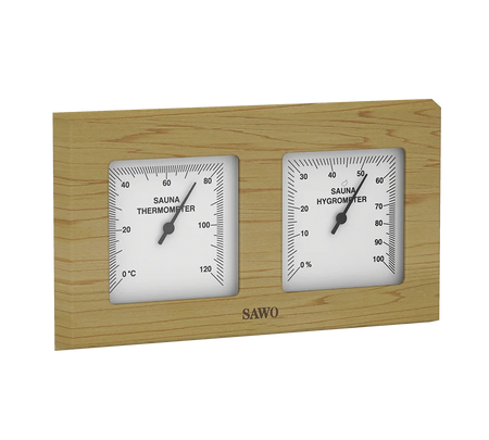 Sawo Thermo-Hygrometer Rectangle Zeder 224-THD