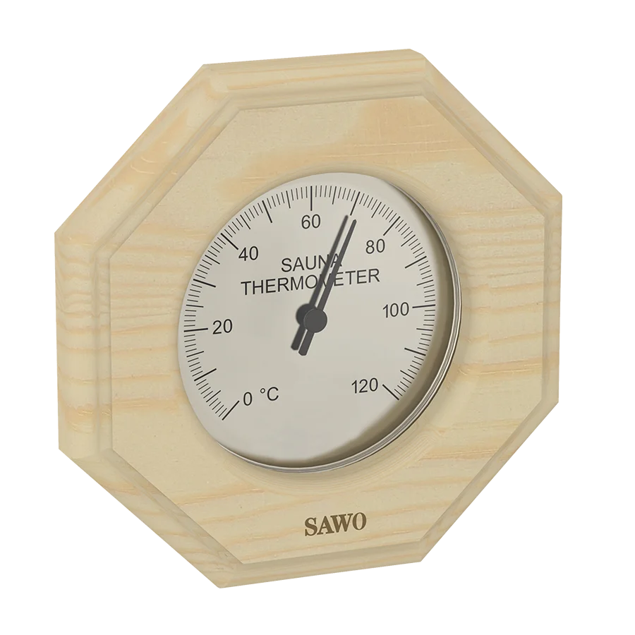 Sawo Saunathermometer Octagon Hemlock 240-TH