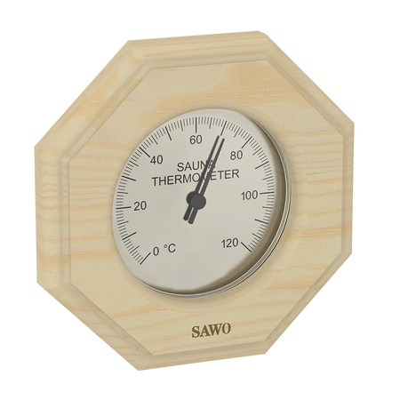 Sawo Saunathermometer Octagon Hemlock 240-TH