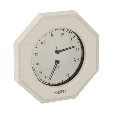 Sawo Thermo-Hygrometer Octagon (achteckig) Espe 241-THA