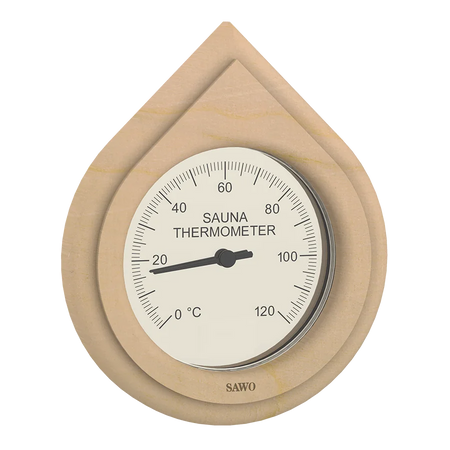 Sawo Saunathermometer Water Drop Hemlock 250-TH