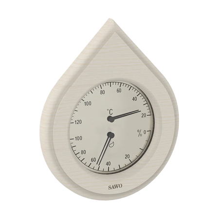 Sawo Thermo-Hygrometer Water Drop (Tropfenform) Espe 251-THA