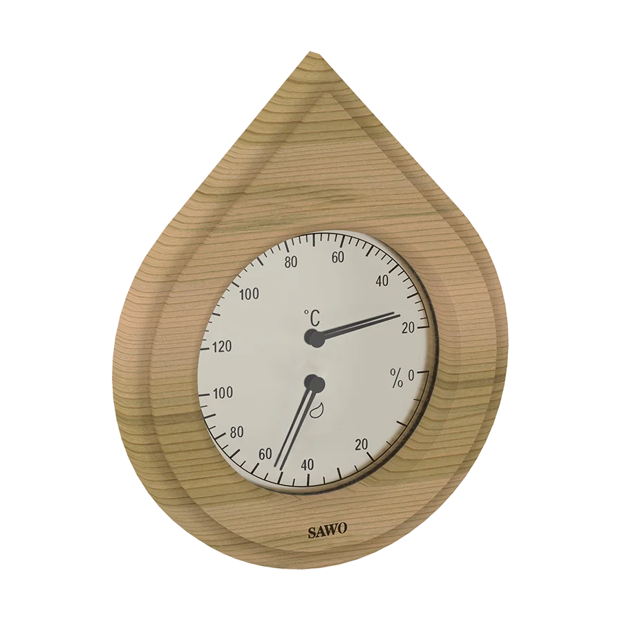 Sawo Thermo-Hygrometer Water Drop (Tropfenform) Zeder 251-THD