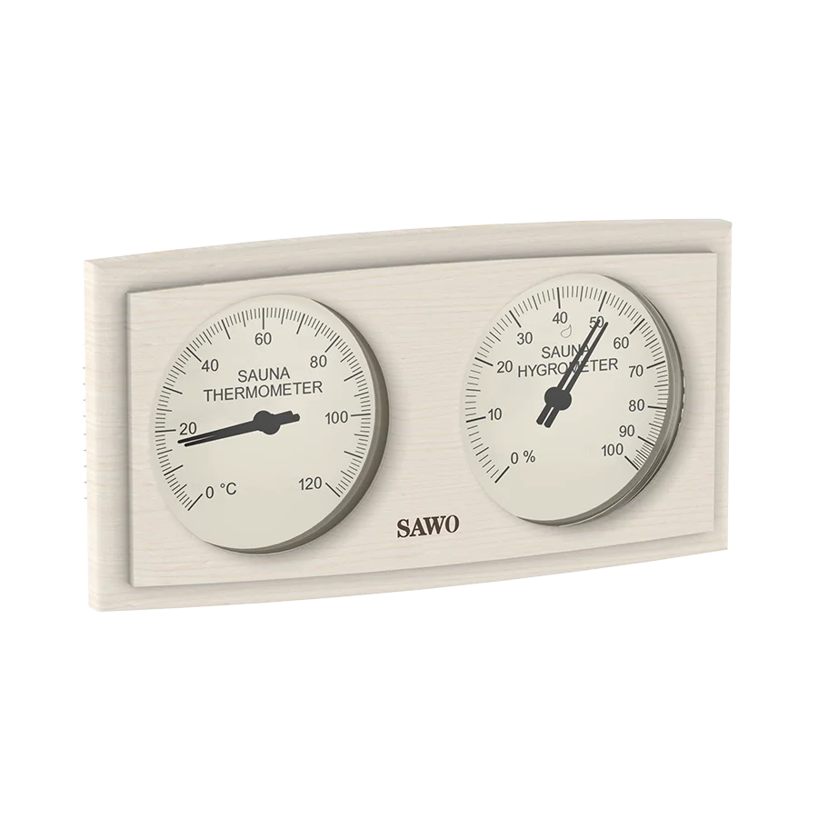 Sawo Thermo-Hygrometer Curved Rectangle Espe 271-THA