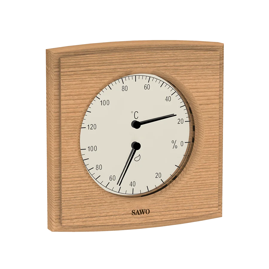 Sawo Thermo-Hygrometer Curved Square Zeder 285-THD