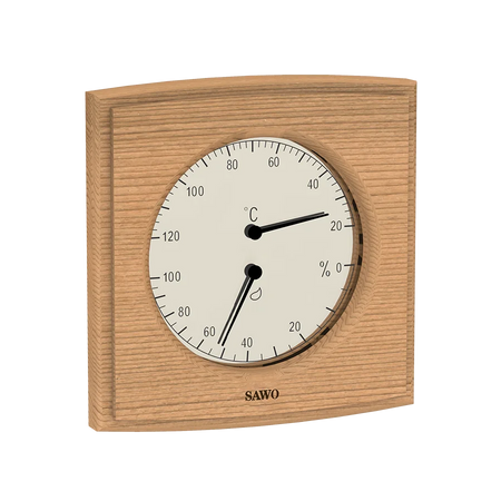 Sawo Thermo-Hygrometer Curved Square Zeder 285-THD