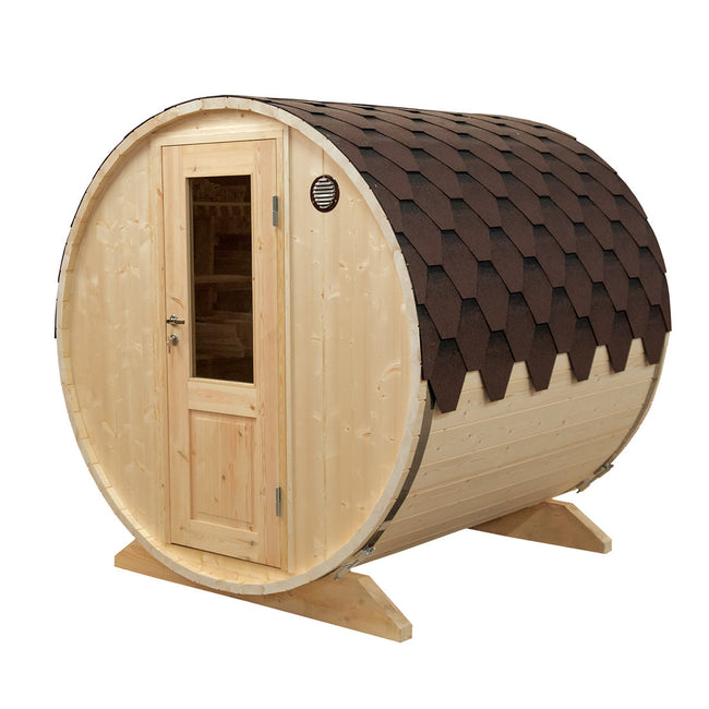 wellmia® Fasssauna Small 2 | 230 cm | Konfigurierbar