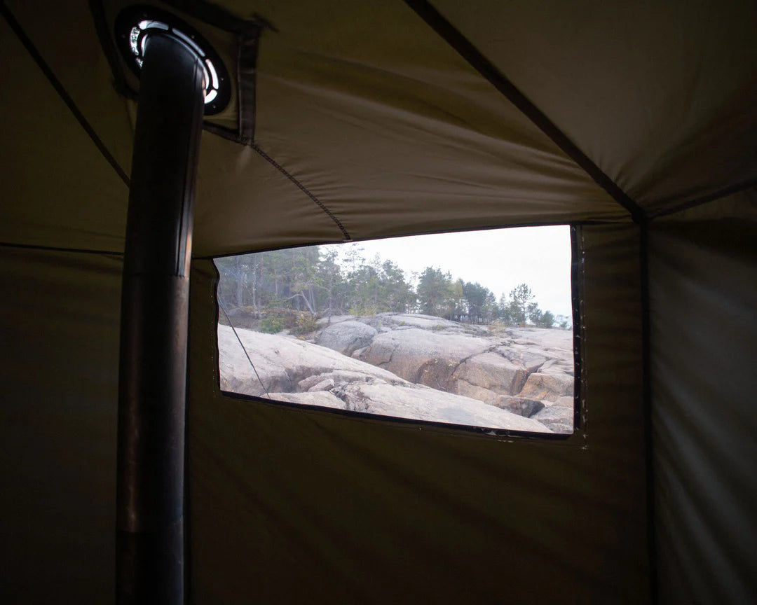 sauna tipi zelt Savotta Hiisi 4 Saunazelt