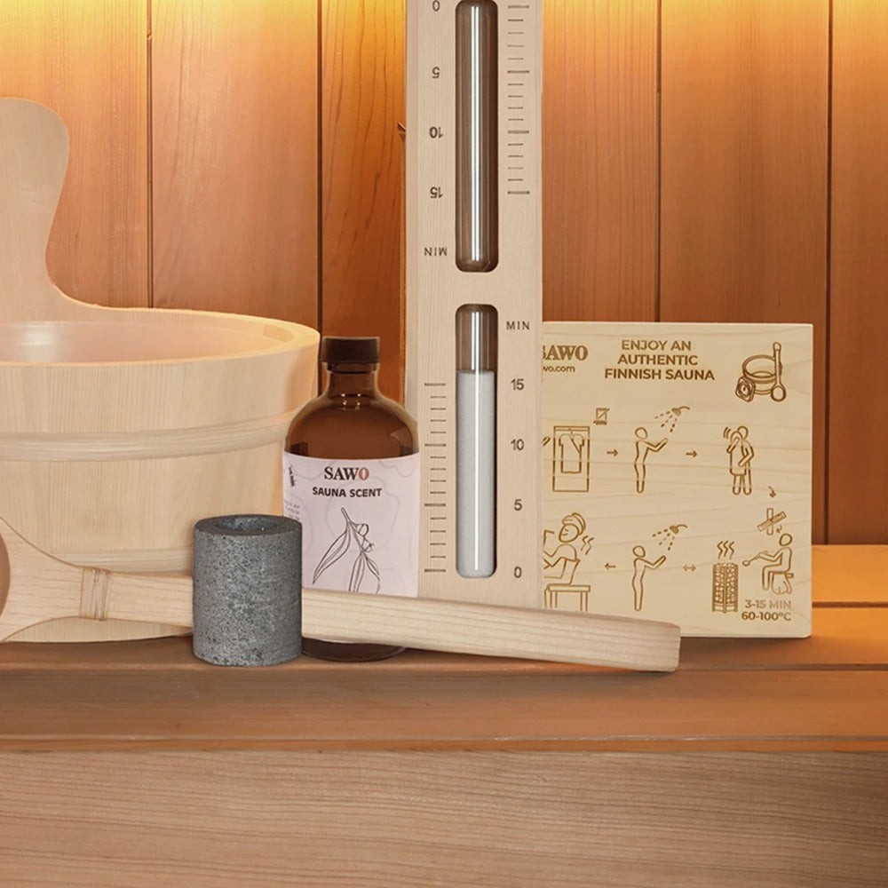 Sawo Saunaregeln Holzschild in der Sauna