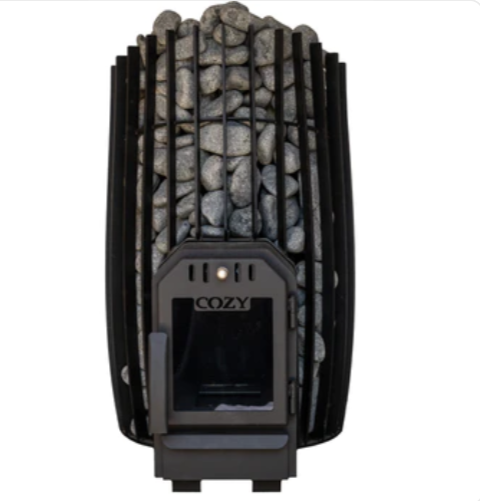 Cozy 12 SW TW | außenbefeuerter Saunaofen Holz mit BimSchV 2 | 11,5 kW