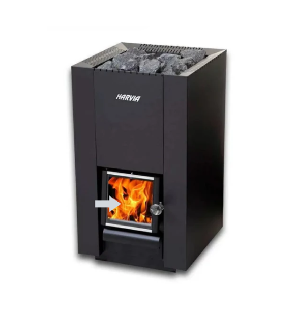 Harvia Glaseinsatz Ofentür | Zubehör für Holzöfen | ZTS36