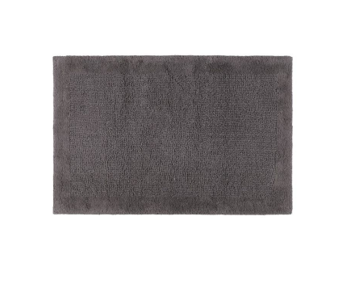 wellmia Kimmel | Saunabadematte Baumwolle granit | 60 x 90 cm