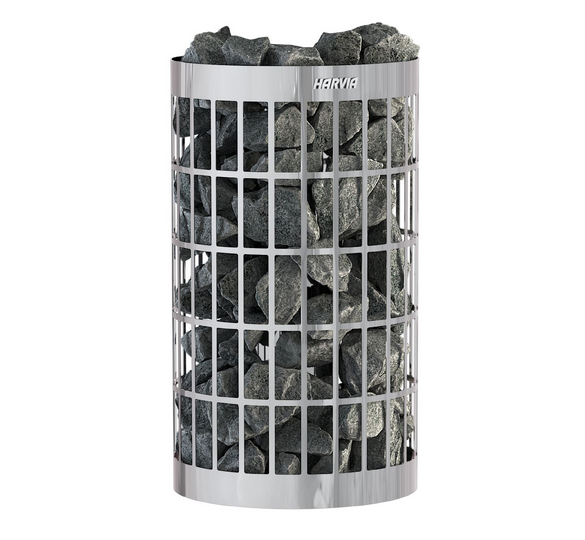 Schornsteinabdeckung/ Steinkorberweiterung für Harvia Cilindro - Chromstahl | WL300PC