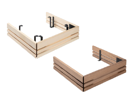 Harvia Virta Wall /Wall Combi Schutzreling | Linde / Walnuss