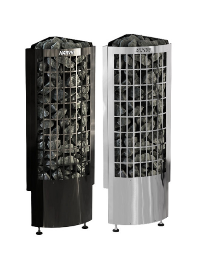Harvia Cilindro Corner | Sauna Elektroofen benötigt externe Steuerung | 6.8 kW / 9 kW