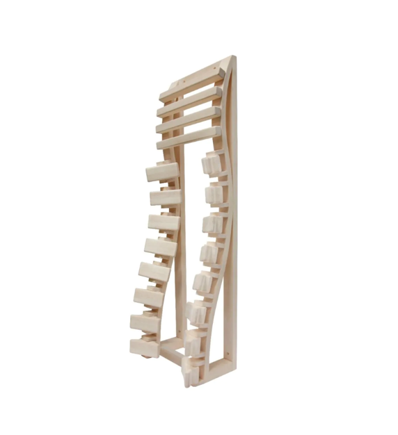 Harvia 514-A | Ergonomische Rückenlehne für 350/500 W Infrarotstrahler | Espe