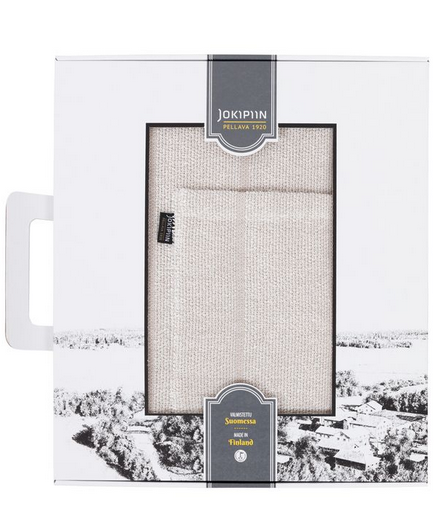 wellmia® by Jokipiin Geschenkbox | Geschenkbox mit Fenster und Griff für Saunatextilien