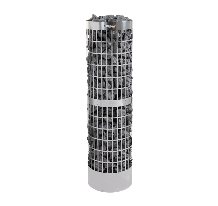 Harvia Cilindro Pro | Sauna Elektroofen benötigt externe Steuerung | 10 kW / 13.2 kW / 16.6 kW / 19.8 kW