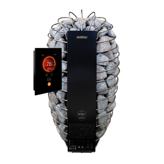 Harvia Spirit FC | Elektro Saunaofen mit Fenix WIFI Steuerung | 6 kW / 9 kW
