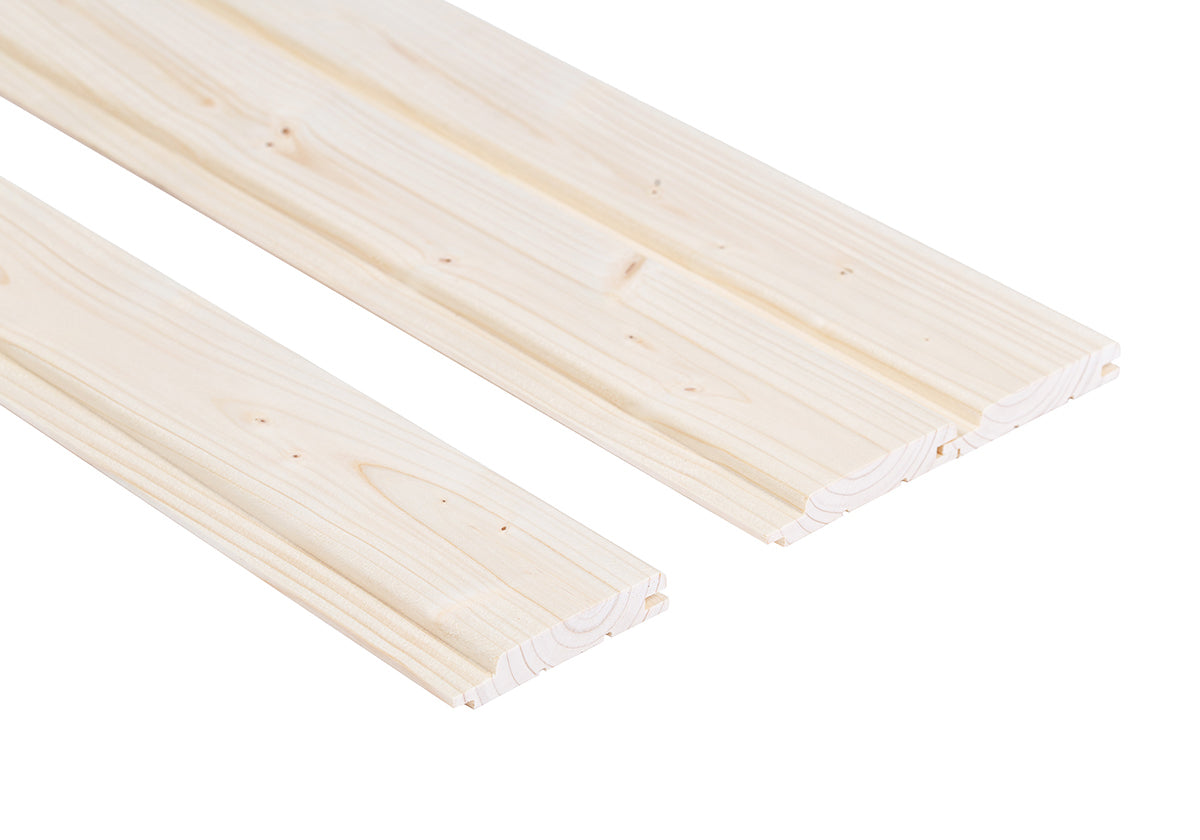 wellmia® Profilholz | Nordische Fichte | 16x96 mm (H /B) | 195 cm / 210cm / 240 cm
