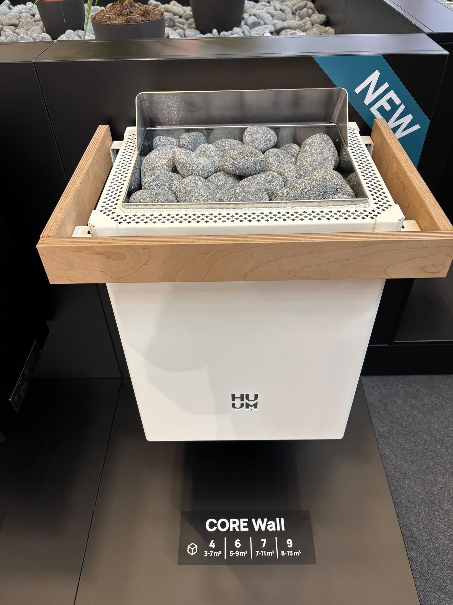 Huum Core Wall | Sauna Elektroofen benötigt externe Steuerung | 4,5 kW / 6 kW / 7,5 kW / 9 kW