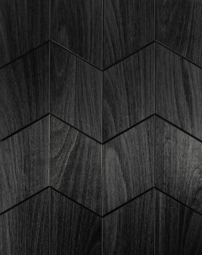 wellmia® Black Athena | Sauna Dekopaneel für die Wand und Decke | Abachiholz | 0,85 m2