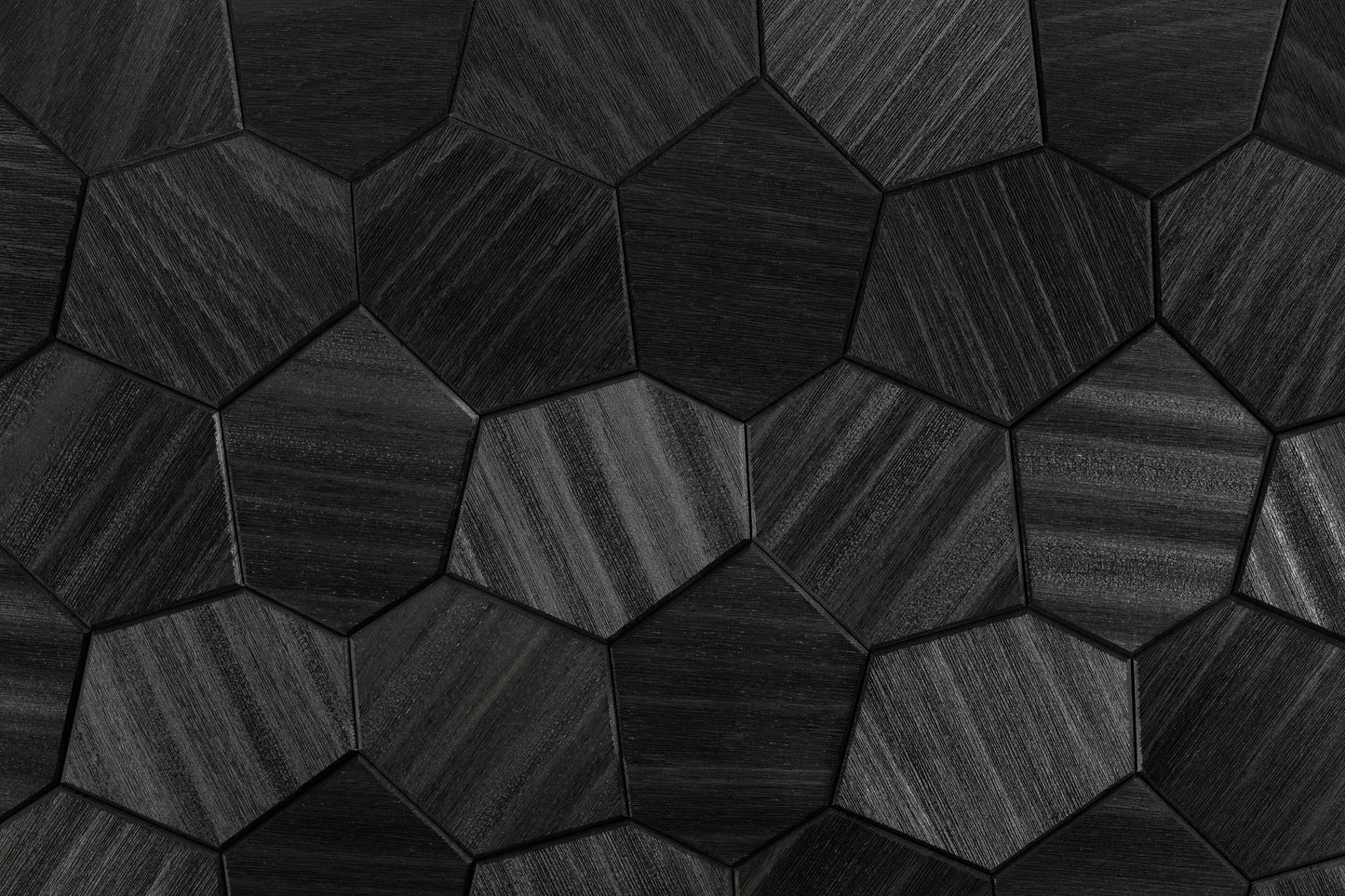 wellmia® Royal Black | Sauna Dekopaneel für die Wand und Decke | Abachiholz | 0,86 m2