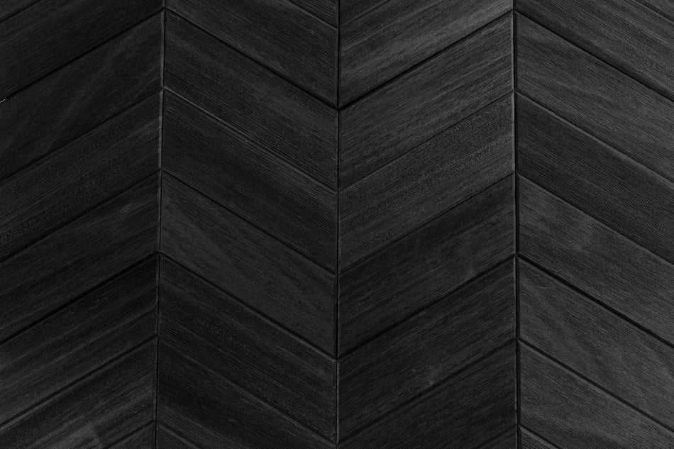 wellmia® Bermuda Black | Sauna Dekopaneel für die Wand und Decke | Abachiholz | 0,85 m2