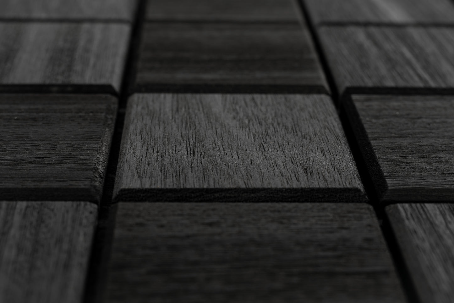 wellmia® Black Square | Sauna Dekopaneel für die Wand und Decke | Abachiholz | 1,00 m2