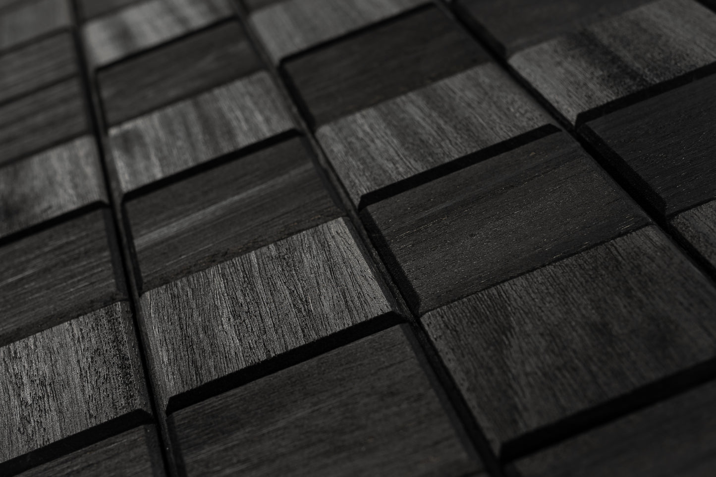 wellmia® Black Square | Sauna Dekopaneel für die Wand und Decke | Abachiholz | 1,00 m2