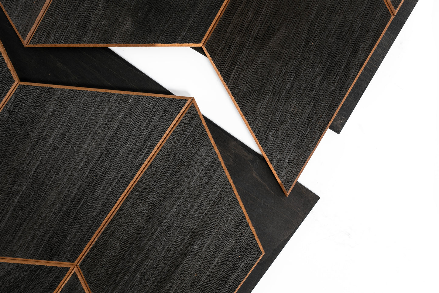 wellmia® Athena Thermo Black | Sauna Dekopaneel für die Wand und Decke | Thermo Abachiholz | 0,85 m2