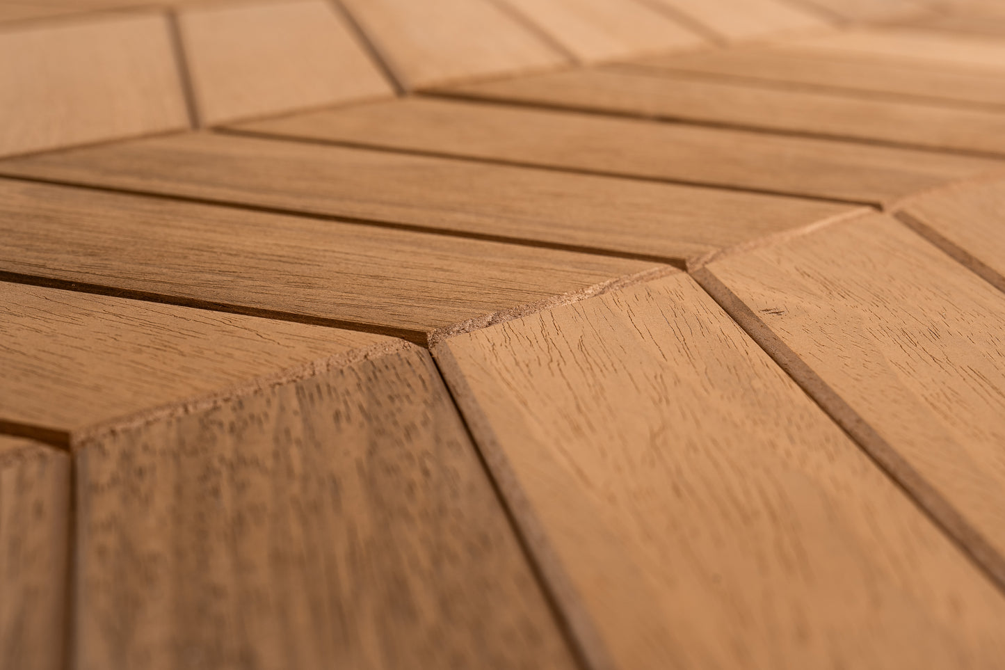 wellmia® Bermuda Thermo | Sauna Dekopaneel für die Wand und Decke | Thermo Abachiholz | 0,85 m2