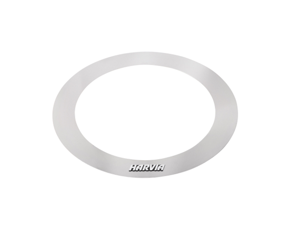 Harvia Cilindro Embedding Flange | Steel / Black Steel