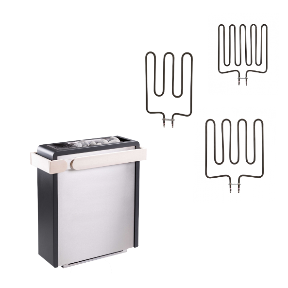 Harvia Concept R Mini Combi Heizelement / Heizstab | Elektroofen Heizstäbe Ersatz | 4.5 kW / 6 kW / 7.5 kW