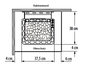 EOS Thermat W | Elektroofen benötigt externe Steuerung | 4.5 kW / 6 kW / 7.5 kW / 9 kW