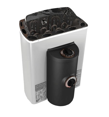 Sawo Mini Corner | Sauna Elektroofen integrierte Steuerung | 3,6 kW