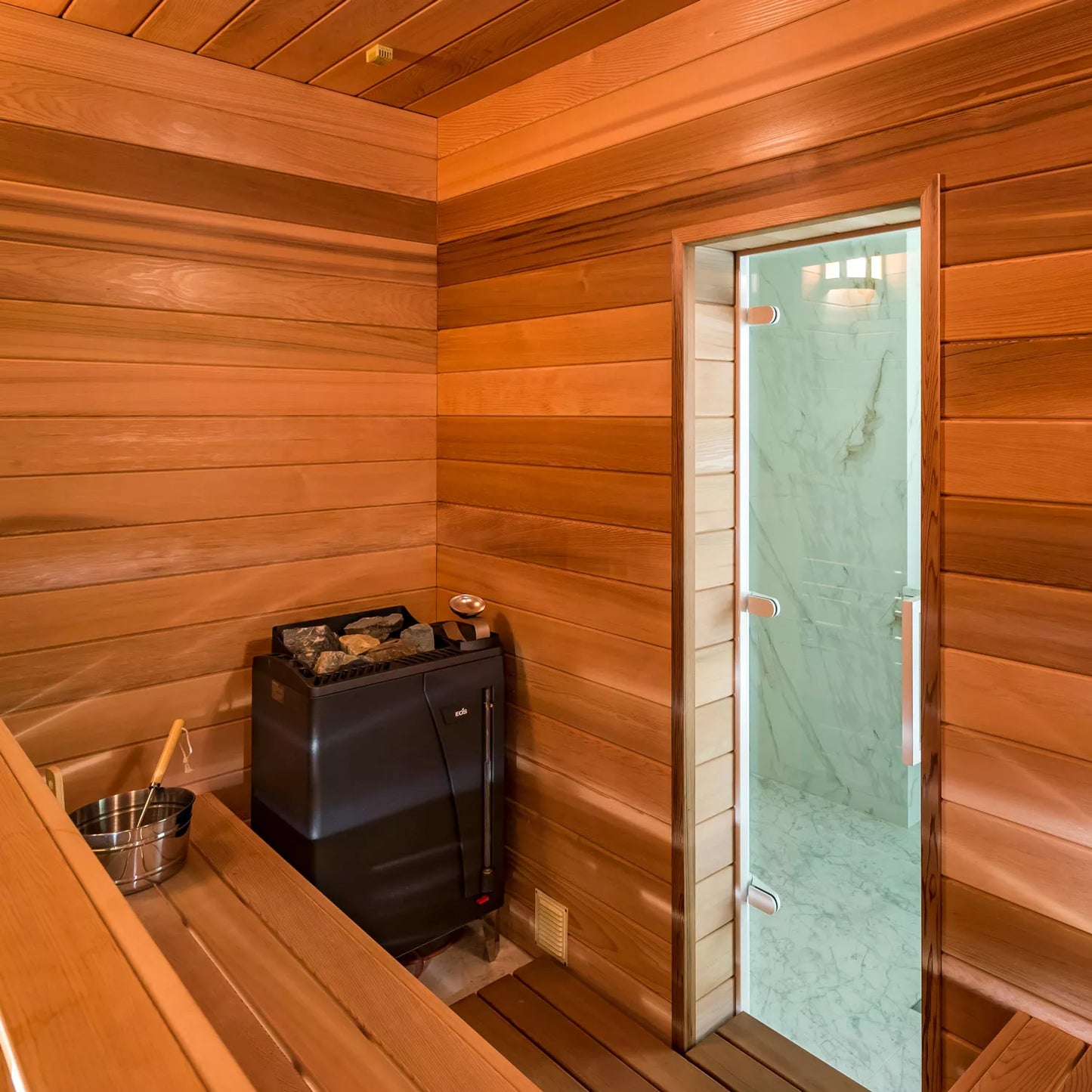 EOS Bi-O Max | Sauna Bi-O / Combi Elektroofen benötigt externe Steuerung | 9 kW / 12 KW / 15 kW