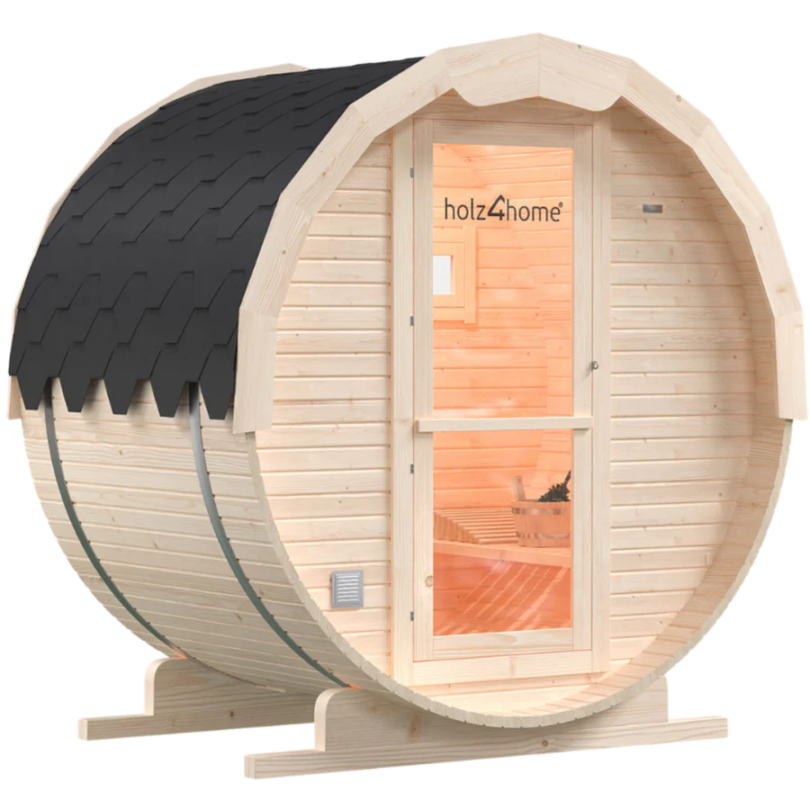 Fasssauna Pini wood L | 225cm x 180cm