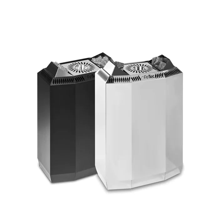 FinTec Kaisa | Bio Elektroofen für die Sauna | benötigt externe Steuerung | Edelstahl / Pulverbeschichtet | 6 / 8 kW