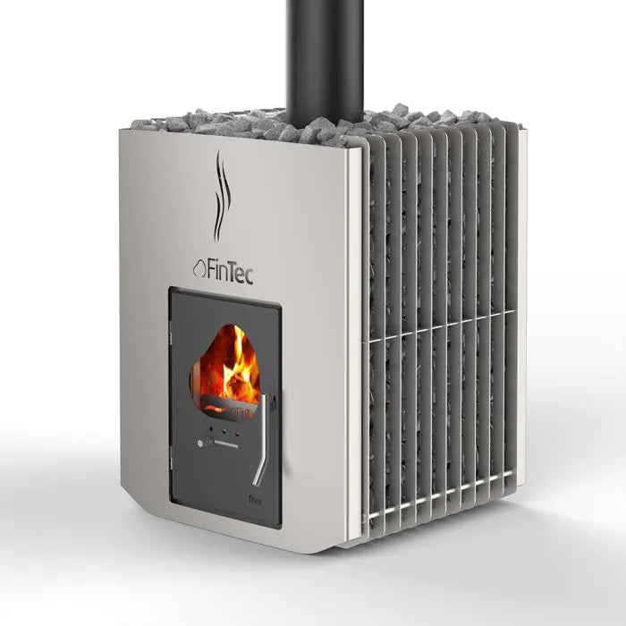 FinTec Thor | Saunaofen Holz mit BimSchV 2 innenbefeuert | 13.1 kW