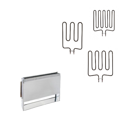 Sentiotec Hinterwandofen Heizelement / Heizstab | Elektroofen Heizstäbe Ersatz | 9 kW / 10.5 kW