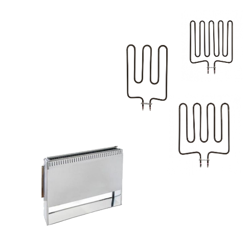 Harvia Hinterwandofen Heizelement / Heizstab | Elektroofen Heizstäbe Ersatz | 9 kW / 10.5 kW