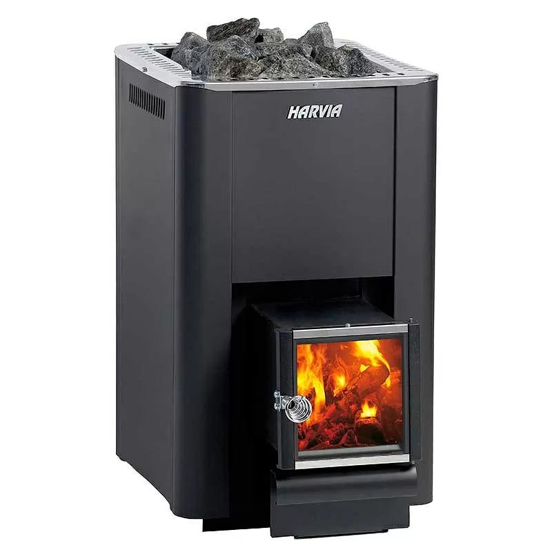 Harvia 20 Pro SL | außenbefeuerter Saunaofen Holz - erfüllt BimSchV 2 | 14,3 kW