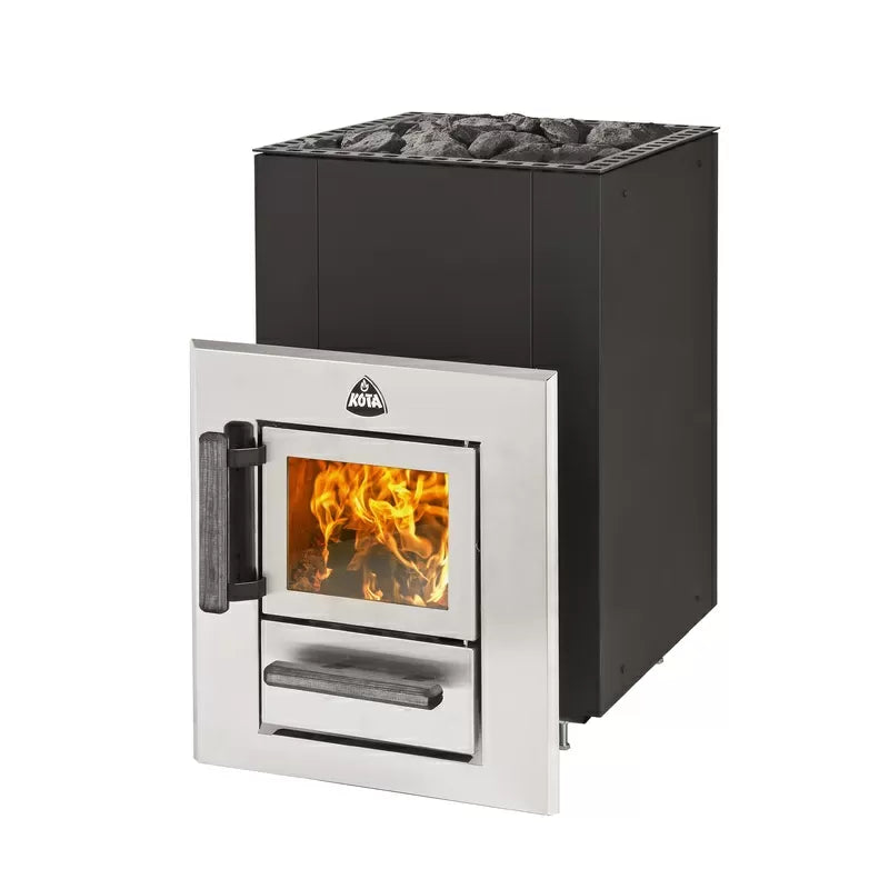 wellmia® Stan 14 ST | Saunaofen Holz außenbefeuert | 14 kW