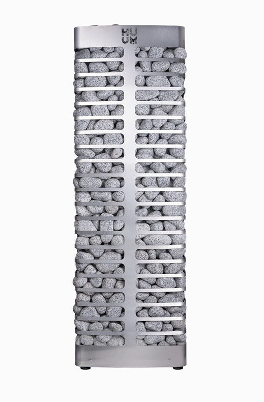 Huum STEEL | Sauna Elektroofen Komplettset | inkl. Huum UKU Steuerung nach Wahl und 150 kg Saunasteine |  6 kW / 9 kW / 10.5 kW