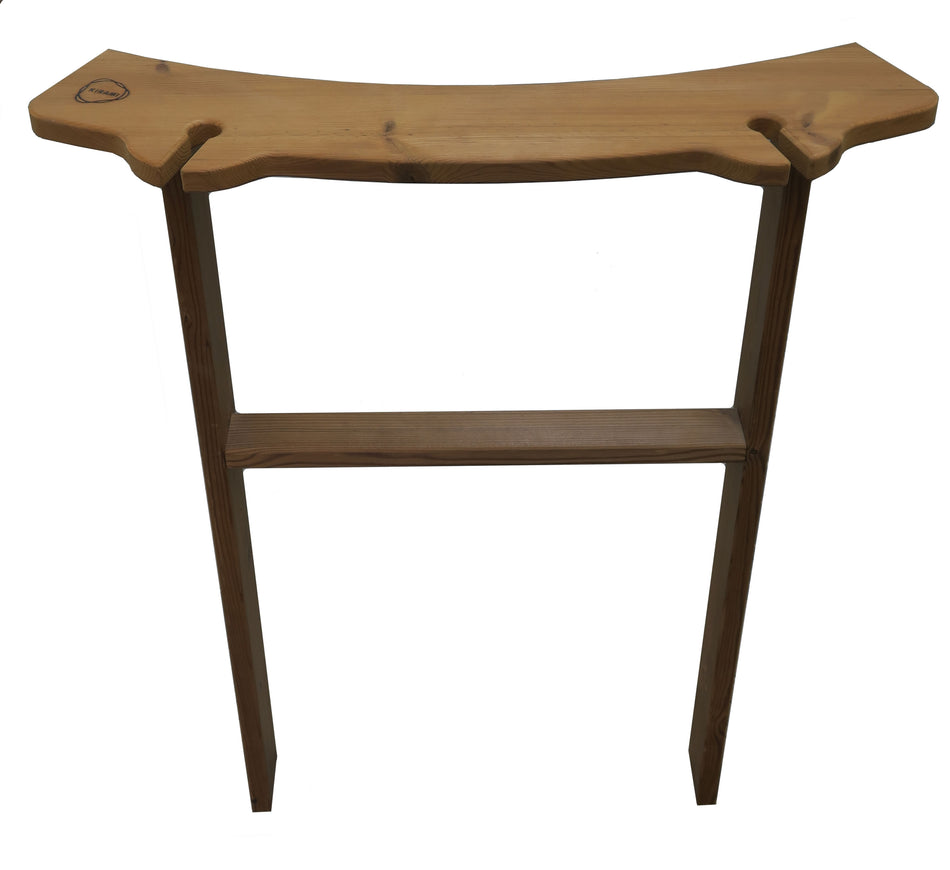 Kirami Holzablage Thermoholz mit Gestell für TUBE Ofen | KIR-2717