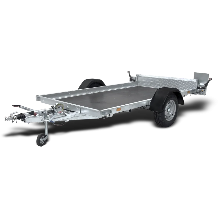 Neptun Trailer Anhänger Multi N13 (Nutzlast: 1020 kg) für mobile Fasssauna