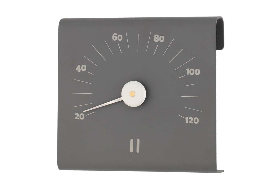 rento Thermometer | grau/weiß/schwarz/bambus