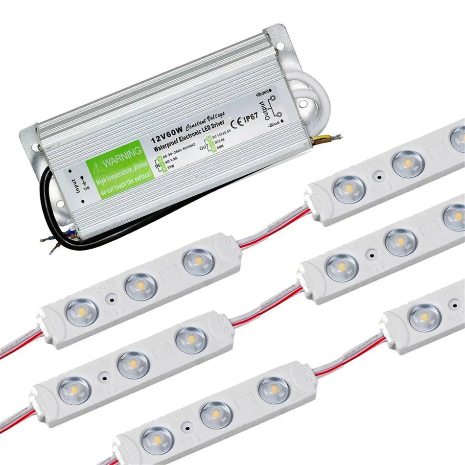 wellmia® LED-Beleuchtungsset für Himalaya-Salzwände – weiß, 1 m², 12V, IP67